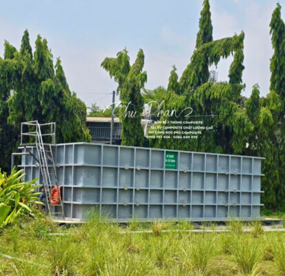 Bồn chứa nước bằng Composite hình dạng chữ nhật 