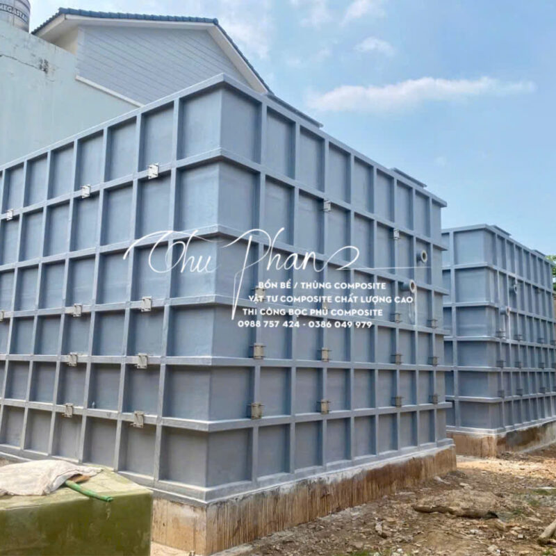 Bồn chứa nước sạch bằng nhựa Composite