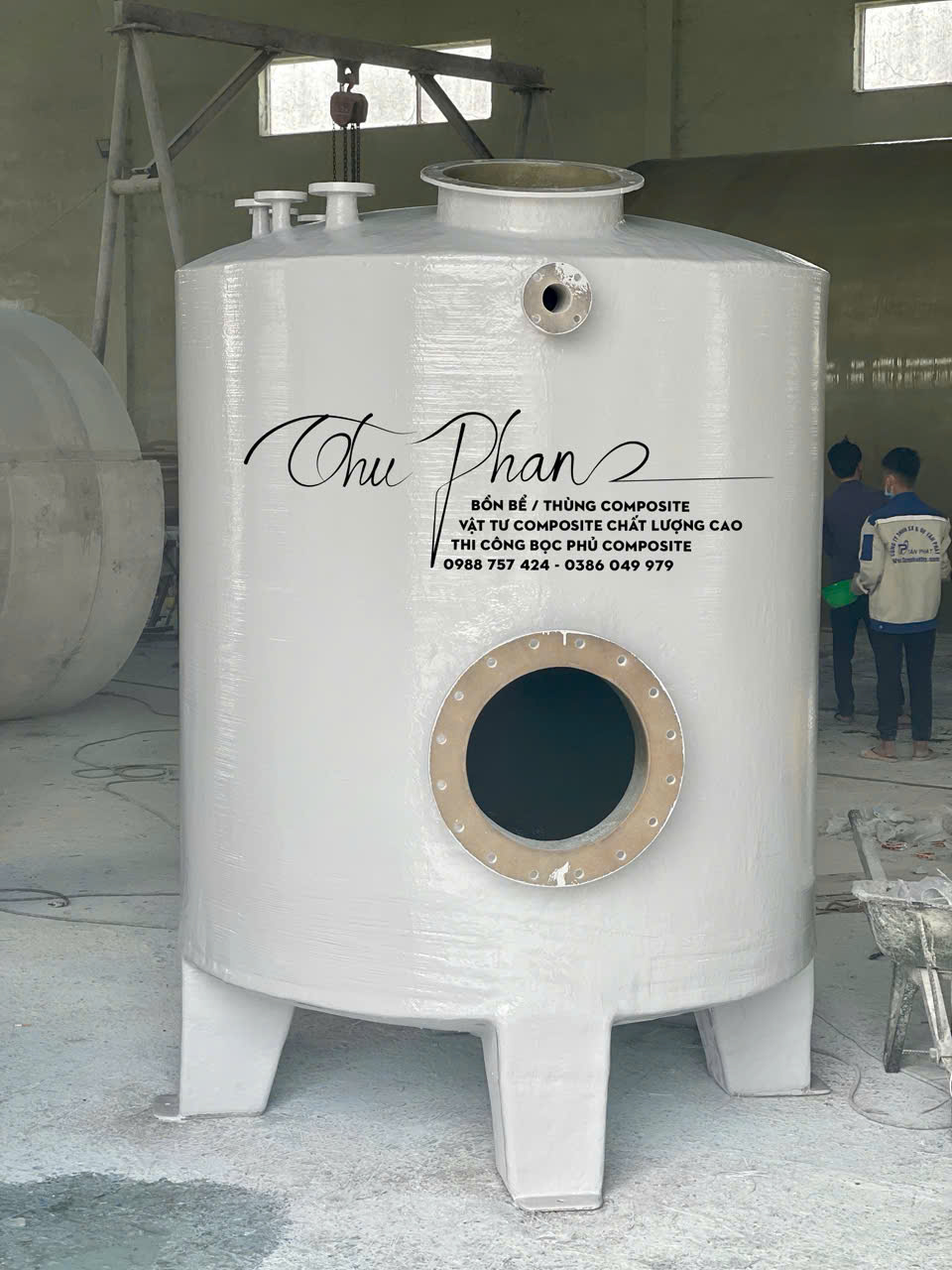 Bể chứa nước mắm bằng chất liệu Composite