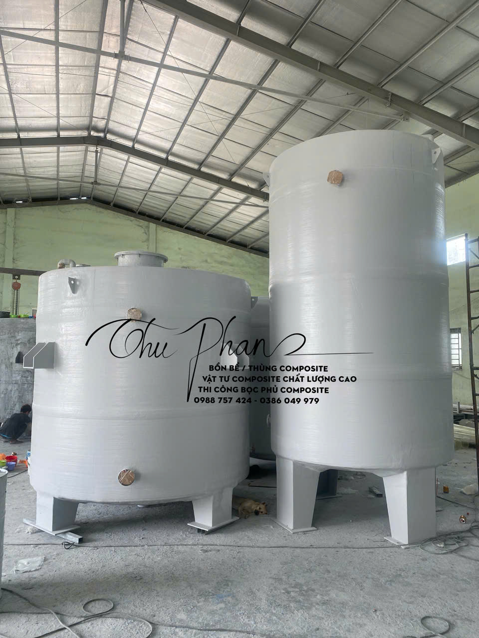 Bể chứa giấm bằng Composite