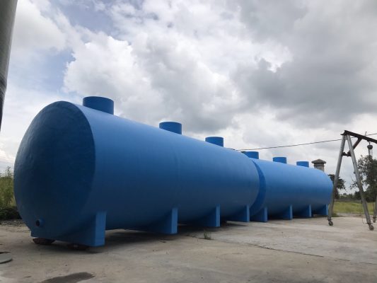 Hình ảnh bồn xử lý nước thải Nhật Minh