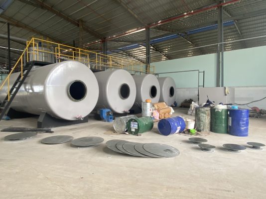 Thi công bọc phủ FRP