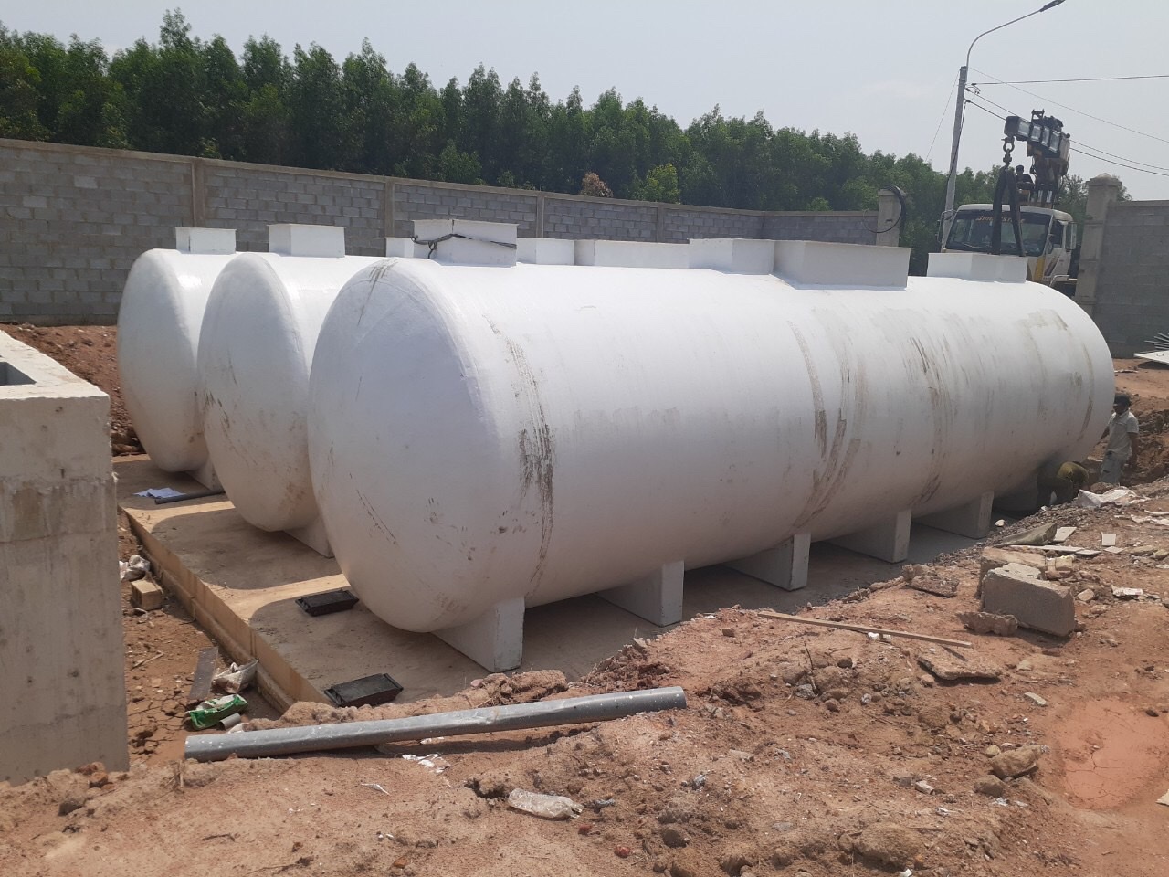 Bể phốt bằng nhựa Composite FRP