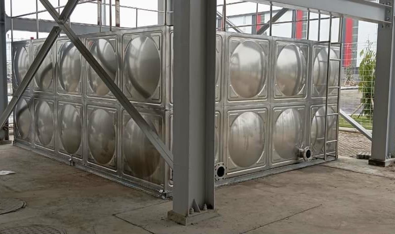 Bồn nước lắp ghép bằng Inox dạng tấm