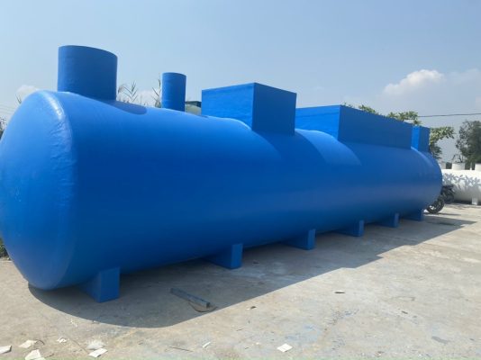 Bể composite xử lý nước thải do Nhật Minh FRP sản xuất