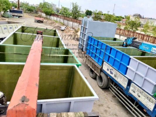 Bồn xi mạ bằng Composite do Nhật Minh sản xuất