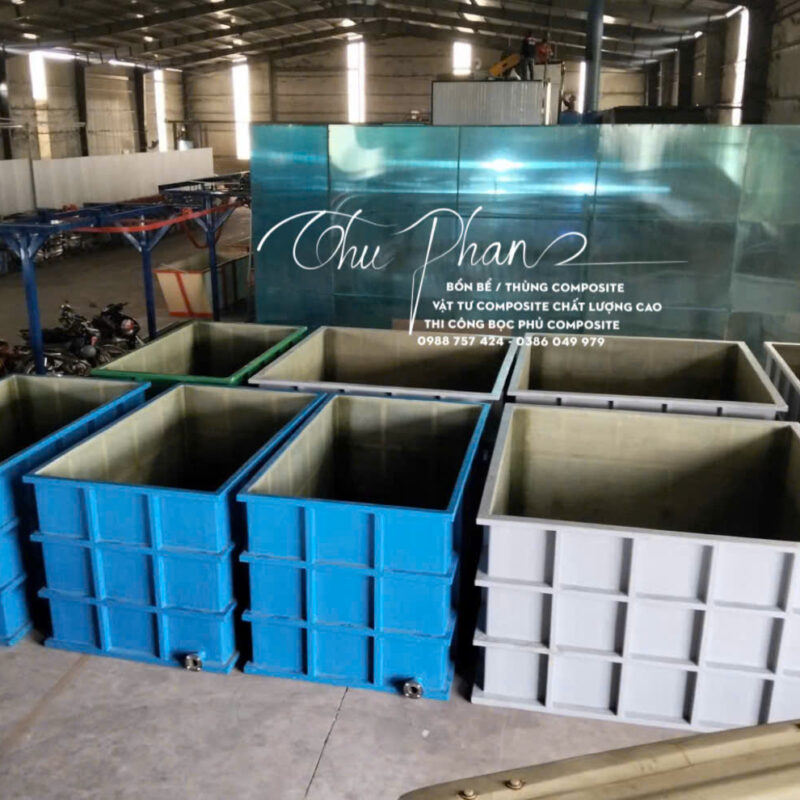 Bồn điện giải xi mạ Composite