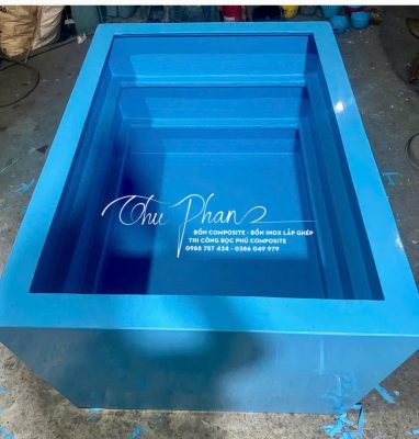 Thùng trữ vận chuyển cá tôm trên xe tải bằng Composite