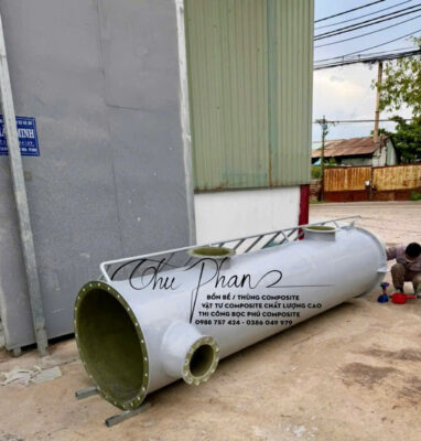 Tháp bằng Composite do Nhật Minh sản xuất