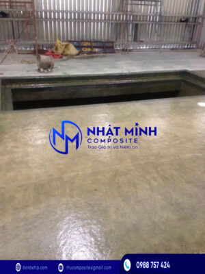 Bọc phủ Composite cho bể bê tông chống thấm