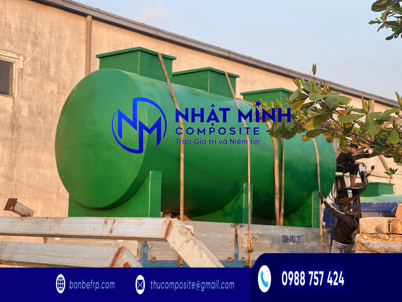 Các kinh nghiệm lựa chọn bồn Composite